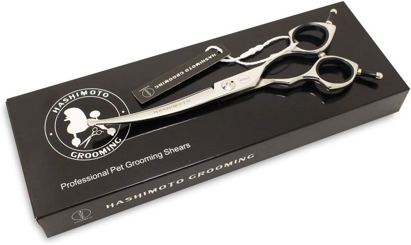 Curved Scissors for Dog Grooming,6.5 Inches,Safety round Tip Design. (Ball-Tip)
